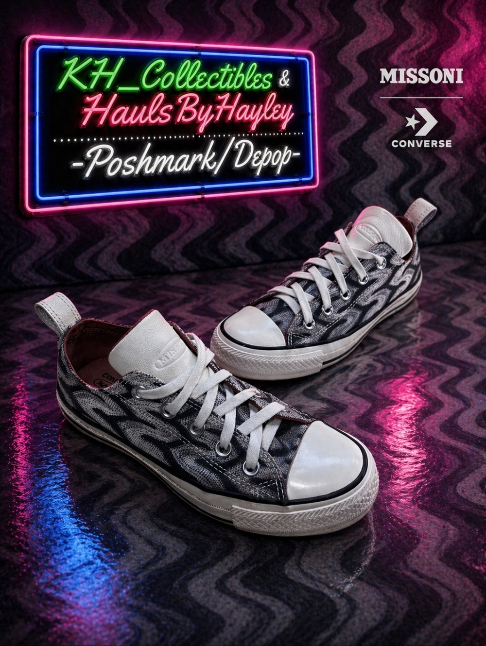 Missoni x Converse Chuck Taylor All Star Low - Black/Auburn | Womens Size 5